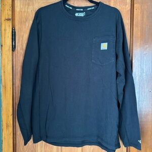 Carhartt Force Men's Black Long Sleeve Shirt